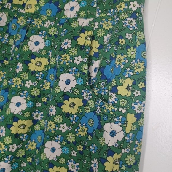 Free People Floral Blue and Yellow Maxi Skirt - Picture 6 of 13